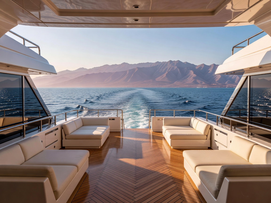 Modern Beneteau Oceanis yacht sailing in Balearic waters